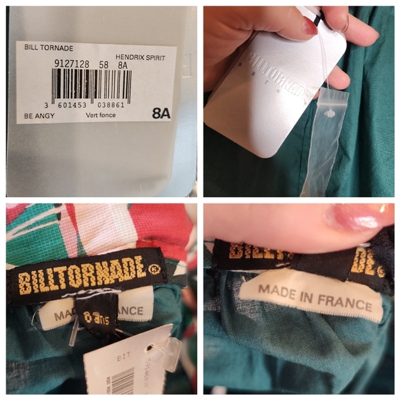 NWT Bill Tornade Green Cotton Micro Mini Skirt Vintage Size 8 y2k 90s - Picture 14 of 16